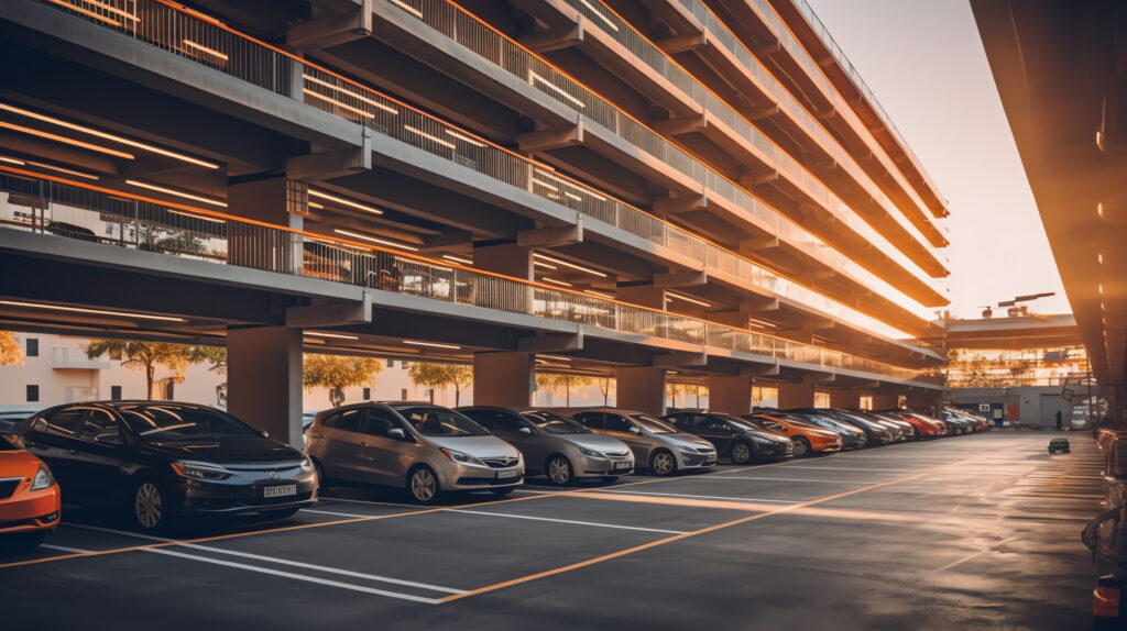 parcheggio centro commerciale